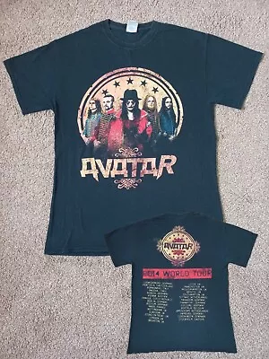 Avatar 2014 Tour T-Shirt - Size M - Heavy Death Metal - Arch Enemy In Flames • £12.99