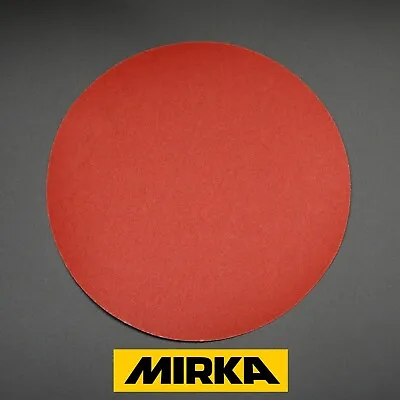 125mm 5 Inch Sanding Discs MIRKA Hook And Loop Sandpaper Plain No Hole Pads HQ • £3.99