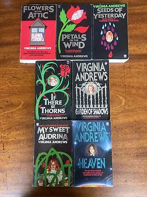 Virginia Andrews Vintage Paperback Book Bundle - 7 Books - Flowers In The Attic • £18.99