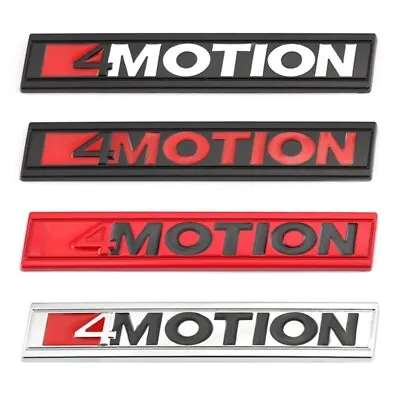 $12.99 • Buy 4 Motion Front Hood Grille Badge Emblem For VW SUV Highline 4motion