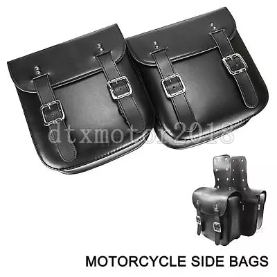 Motorcycle PU Side Saddle Bags For Suzuki Boulevard C50 C90 C109R M109R M50 M90  • $61.71