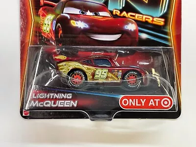 DISNEY PIXAR CARS NEON RACERS  METALLIC DECO LIGHTNING McQUEEN TARGET EXCLUSIVE • $44.99