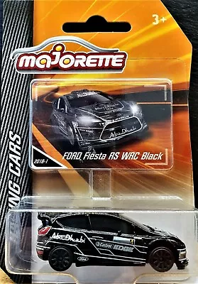 Majorette 2019 Ford Fiesta RS WRC Black #201 Racing Cars New Long Card • $14.95