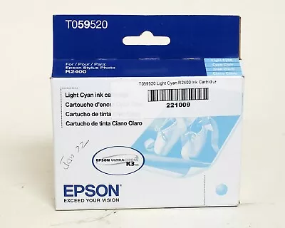 Epson T059520 Light Cyan For Epson Stylus Photo R2400 • $9.47