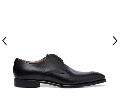 £260 • Buy Men's JOSEPH CHEANEY & SONS Black Grained Leather Liverpool Derby Shoes £350