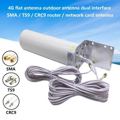 £25.92 • Buy 3G 4G LTE Antenna Outdoor Signal Booster Dual Interface SMA/TS9/CRC9 Amplifier