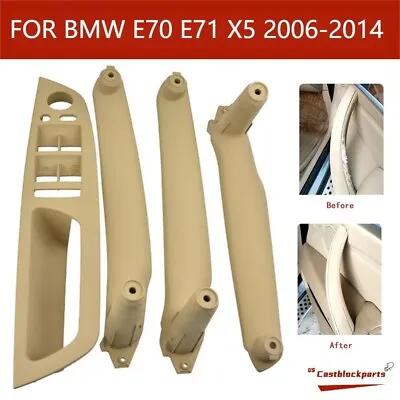 $45.59 • Buy For 2006-2014 BMW E70 X5 E71 E72 X6 Interior Door Inner Handle Pull Trim Cover