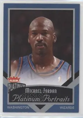 2002-03 Fleer Platinum Platinum Portraits Michael Jordan #15PP HOF • $23.20