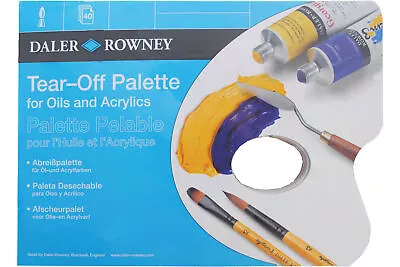 Daler-Rowney Acrylic Tear-Off Palette Pad - A3 • £20.96