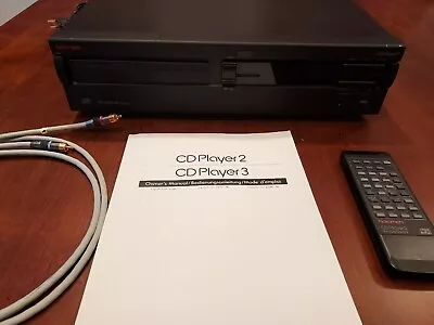 Vintage NAKAMICHI CDP-3 MBS - 6 CD Player WITH Remote Manual Cables - JAPAN • $239