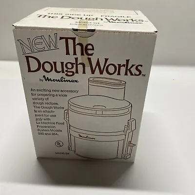 The Dough Works 514 Attachment By Moulinex For Process La Machine Models 390 354 • $18.95