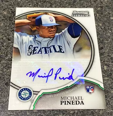 2011 Bowman Sterling Rookie Auto Michael Pineda #1 • $2