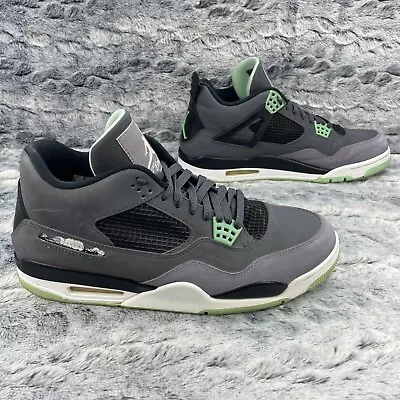 Nike Air Jordan 4 Retro Green Glow 2013 308497-033 RESTORATION Men’s Size 11.5 • $59.99