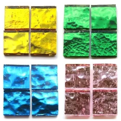 20mm Square Mirror Mosaic Tiles - Choice Of Colours (8 Tiles) • £3.20