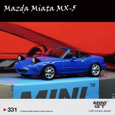 MINI GT 1:64 Mazda Miata MX-5 Headlight Up Alloy Model Car Die-cast Collection • $23.50