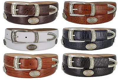 Golf Classic Men's Italian Calfskin Genuine Leather Conchos Golf Belt 1-1/8  • $49.95