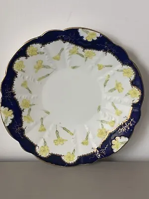 Staffordshire Decorative Plate-Williamson & Son Longton C.1912-Yellow Daffodils • £22.95