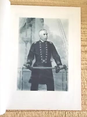 ADMIRAL DEWEY AT MANILA BAY BY H T SEE.VTG 1800's 11.3  X 8.7  ETCH PRINT*V2 • $14.99