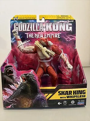 SKAR KING W/ Whipslash 6” Figure Godzilla X Kong The New Empire 2024 Playmates • $19.99
