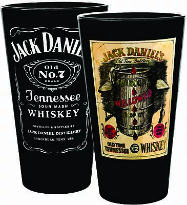 Jack Daniels Heritage Coloured Conical Glasses Set Of 2 Kitchen Entertainment • $31.50