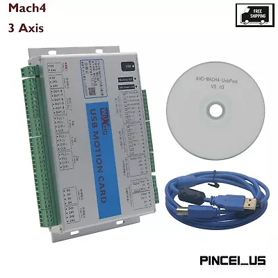 CNC Mach4 USB 3 Axis Motion Control Card  For Machine Centre • $137.91