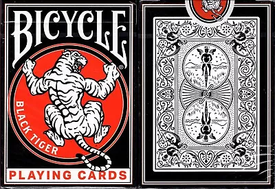 Black Tiger Revival Bicycle Playing Cards Poker Size Deck USPCC Ellusionist New • $12.99