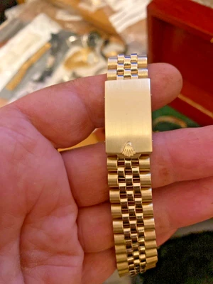 $5735.71 • Buy 19mm 14k Yellow Gold JUBILEE WATCH BAND STRAP FOR ROLEX 34MM 6241, 1500,1503