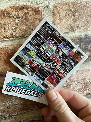 £6.50 • Buy 1/10 Scale RC Decals Stickers Slaps For RC Drift Car Zeromax