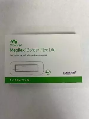 Mepilex Border Flex Lite Self-Adherent Soft Silicone Foam Dressing Box Of 5 • $25