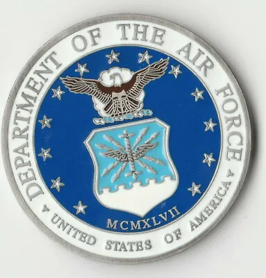 Department Of The Air Force Master Sergeant  Coin 1.75  DIA BX3 • $26.25