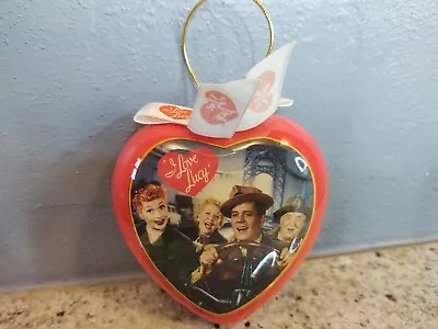 I Love Lucy Plastic Heart Christmas Ornament 2006  California Here We Come  • $11