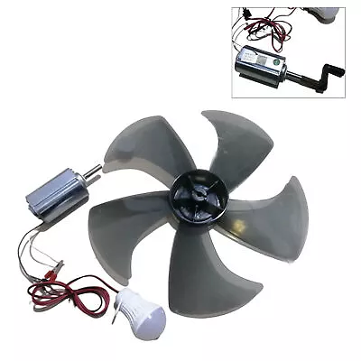 $59.99 • Buy Breeze Wind Turbine/Hand Crank Model Permanent Magnet Generator DIY 12V 80W