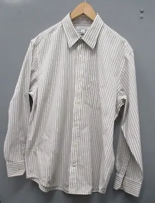 VTG Banana Republic Shirt Adult Size L Striped 100% Cotton Button Up Shirt Men • $19.99