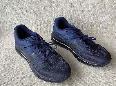 Nike Air Max 2017 Men's Size 11.5 Binary Blue Running Shoes Sneakers 849559-405 • $134.99