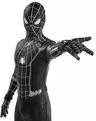 Lotusuncostume Black Superhero Bodysuit Spandex Zentai Suits Halloween Cosplay  • $64.99