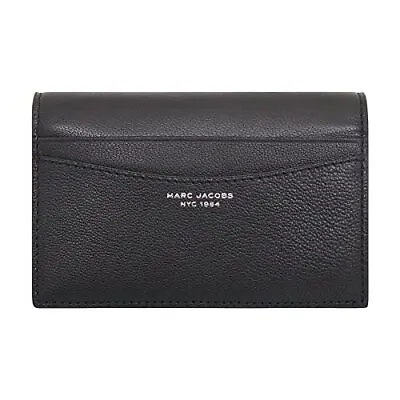 [Marc Jacobs] THE LEATHER SLIM 84 SLG SMALL BIFOLD WALLET S174L03FA22 001 BLACK • $195.66