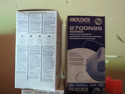 NEW!!  Moldex 2700N95 M/L Particulate Respirator With Valve (10 Per Box) • $25