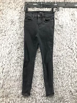 J Brand Maria Skinny Jeans Size 24 Womens Dark Wash Black • $13.16