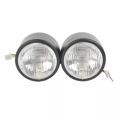 Universal 4'' Front Twin Headlight Motorcycle Double Dual Lamp Street Fighter US • $30.99