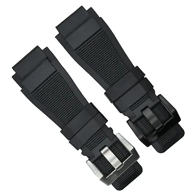 24mm For Suunto Core Silcone Rubber Watch Band Strap + Black Adapter Black • $24.95