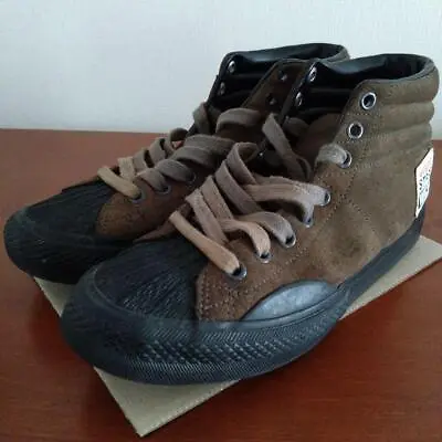 VISION STREET WEAR Vintage High Cut Sneakers Brown MENs US8 Made In Korea • $126.89