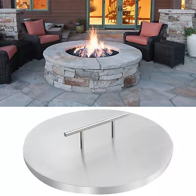 304 Stainless Steel 16  Celestial Fire Pit Cover For 13  Round Burner Pan • $51.06
