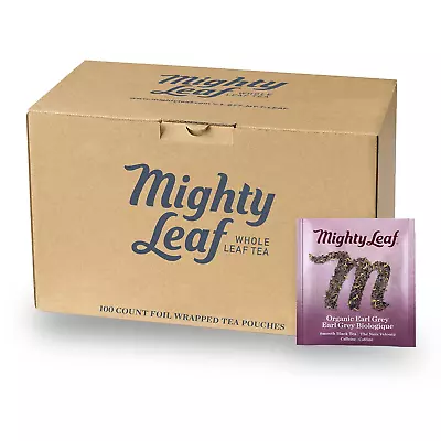 Mighty Leaf Organic Earl Grey Tea 100 Tea Pouches • $66.53