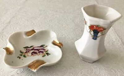 Vintage Small Vase Made In Japan &  Small Ashtray Made In Occupied Japan • $10