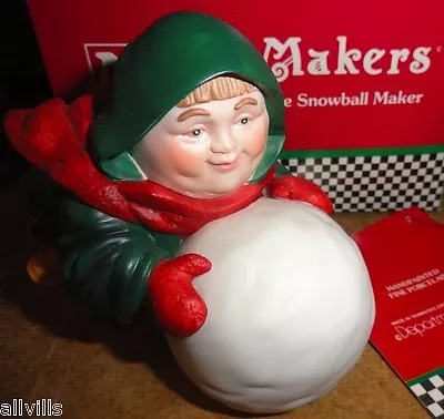 Sebastian The Snowball Maker # 93670 Dept 56  Retired Merry Makers Hard To Find • $22.95