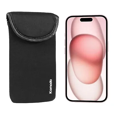 Neoprene Phone Case For Apple IPhone 15 Range 5G Smartphone Padded Sock Cover • £4.97