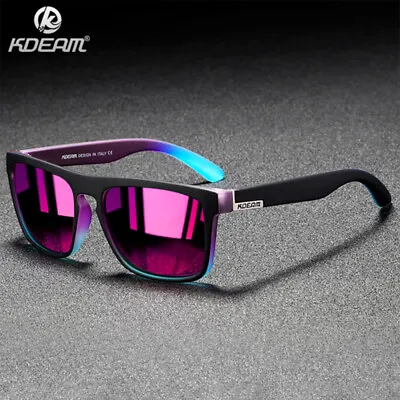 KDEAM Square Polarized Sunglasses For Men Women Outdoor Driving Sun Glasses Male • $12.99