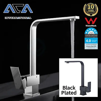 ACA Black/Silver Brass Kitchen Laundry Sink Mixer Tap Swivel Spout Basin Faucet • $75