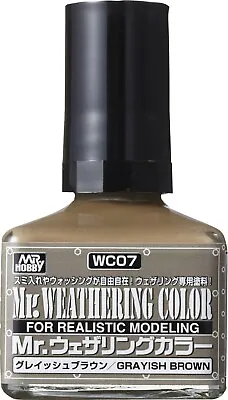 Mr. Hobby WC07 Mr. Weathering Color Grayish Brown 40ml - US Fast Ship • $6.50
