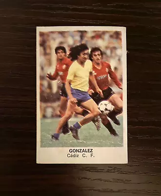 1983/1984 Magico Gonzalez Rookie Cano Card Removed Cadiz Sticker El Salvador • $55